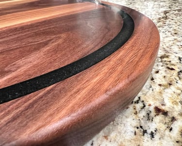 Walnut with Black Griphite Epoxy