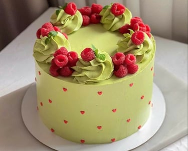 bento torta s malinami