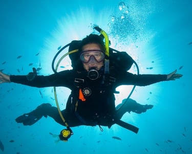 try-dive beginner experience in Funchal