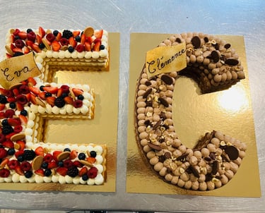 Number Cake Gâteau en chiffre Anniversaire EvenementsPatisserie Salon de thé