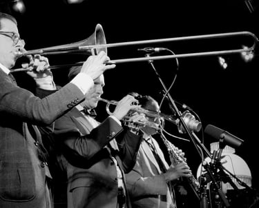 Swing band wind instruments