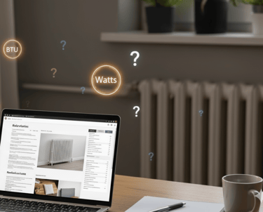 a person trying to work out heating calculations