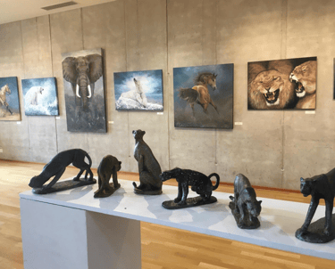 Exhibition of the artist Mireille Desroches artGland