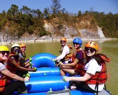 Rafting on the Trisuli with GRG Adventure Kayaking