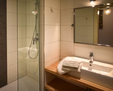 salle de bain 1 gite ribeauvillé