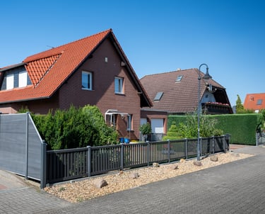 Zaun Einfamilienhaus