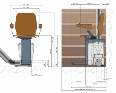 UP Stairlift Curved Specs