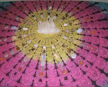 Egypt retreat crystal grid support