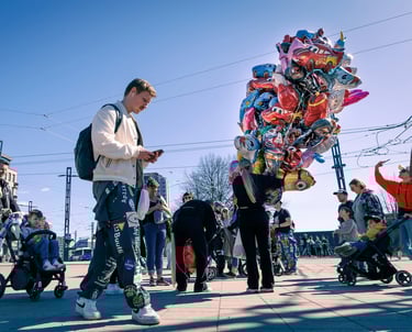 Vappu celebrations in Tampere
