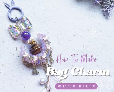 DIY Capybara Fancy Bag Charm 👜✨ | Adorable & Easy to Make!