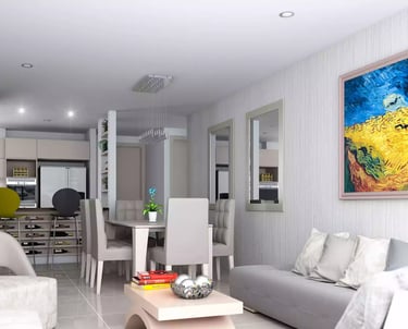 render sala elegante barranquilla