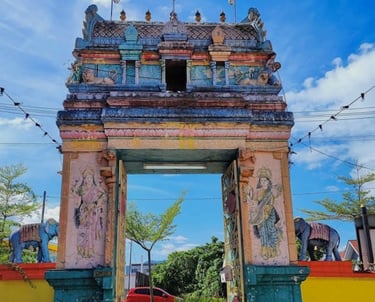 amman temple taiping indian temple entrance
