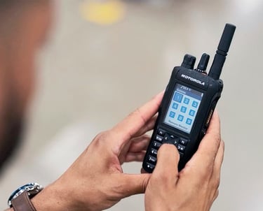 Radio MOTOTRBO Motorola operando