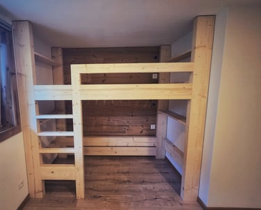 lit mezzanine montagne sur mesure