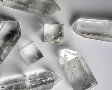 Clear Quartz towers