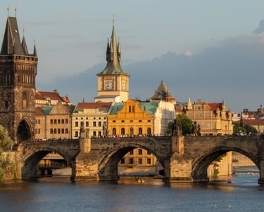 Prague bridge