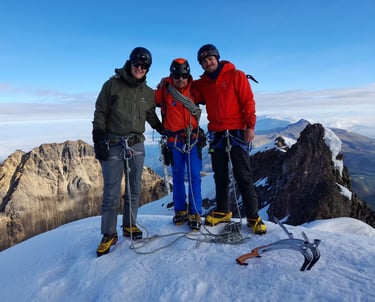 on the summit of Iliniza Sur