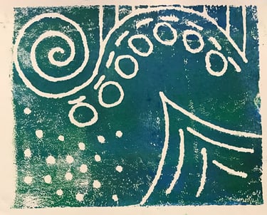 print of abstract design