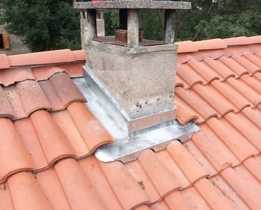 Artisan zingueur Lannemezan, abergement cheminée Tarbes