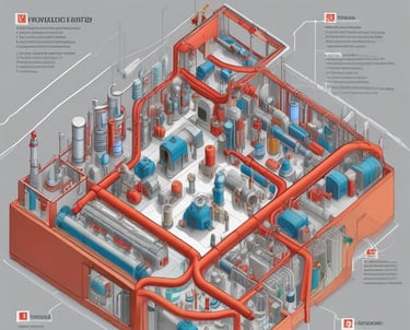 Close-up of specialized water treatment equipment in a clean environment