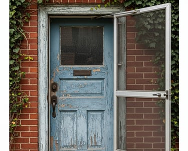 Fixed Screen Door