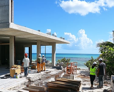 Proyecto de ampliación residencial frente al mar en Tulum