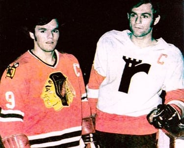 Marcel Dione and Guy Lafleur