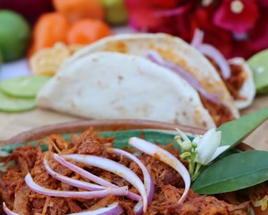 Foto de tacos de cochinita