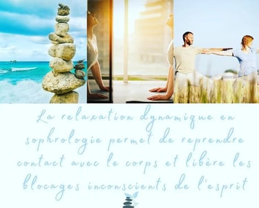 a woman on a rock formation a man  a stone stack