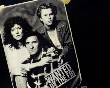 Poster for 'Running on Empty' screening hosted by Auckland International Film Club.
