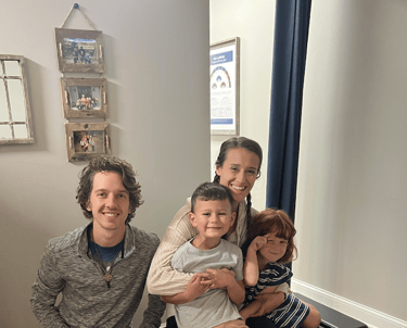 Family receiving chiropractic care together at Three Nails Chiropractic in Franklin TN