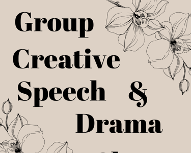 Group Creative Speech and Drama Classes