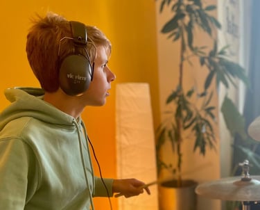 Drumles voor kinderen bij Drumschool Stefan van de Brug in Den Haag