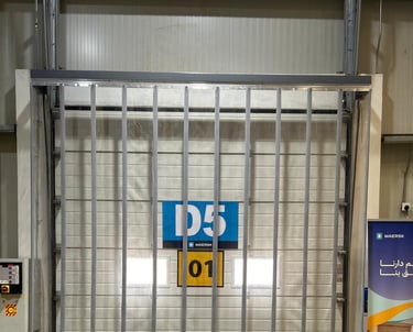 Magnetic Strips door