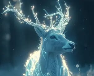 cerf magique/animal totem