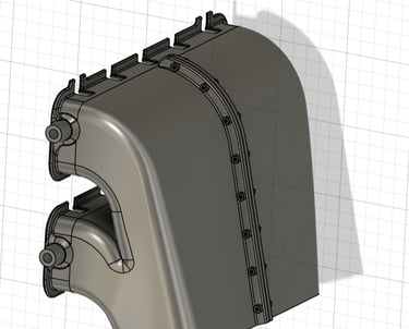 Pieza rediseñada para ser impresa en 3D