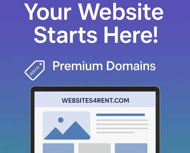 a laptop computer with a website hosting sign up