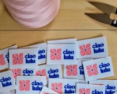 a bunch of stickers that are sitting on a table
