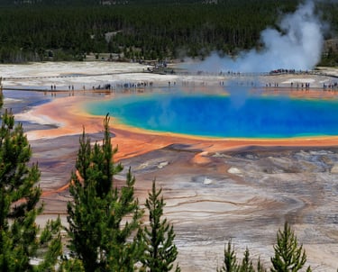 Grand Prismatic Hot Springs