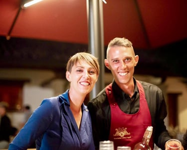 Francesco and Monica Margaretini picture of themself 