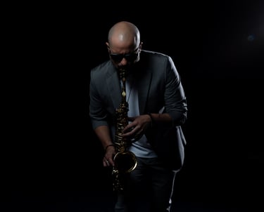 Saxofonista Elegante