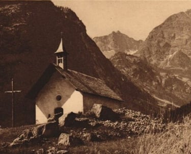 Chapelle d'Ailefroide "hier"