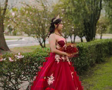 Sesión de fotos para quince añera en Quito, Mitad del Mundo