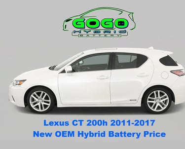 lexus ct 200h 2011 2012 2013 2014 2015 2016 2017 new OEM hybrid battery replacement GoGoHybridBattery.com 