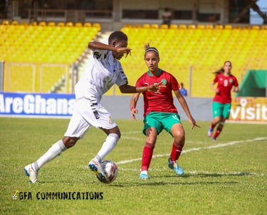 A post from Comfort Owusu, a football player for Hasaacas Ladies and Ghana national team(black princ