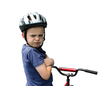 Thule-Fahrradanhaenger-Laufrad-Kinderfahrrad-Befestigung-Halterung-Spazieren-Woom-Early Rider-Pucky