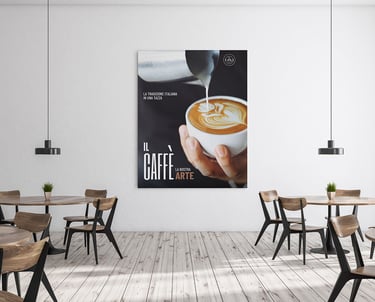 Quadro personalizzato e applicato su parete in Forex