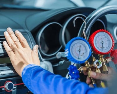 Car AC Low Refrigerant