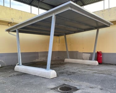 foto carport zavorrato