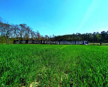 transparent stadionowy produkcja prezent dla kibica